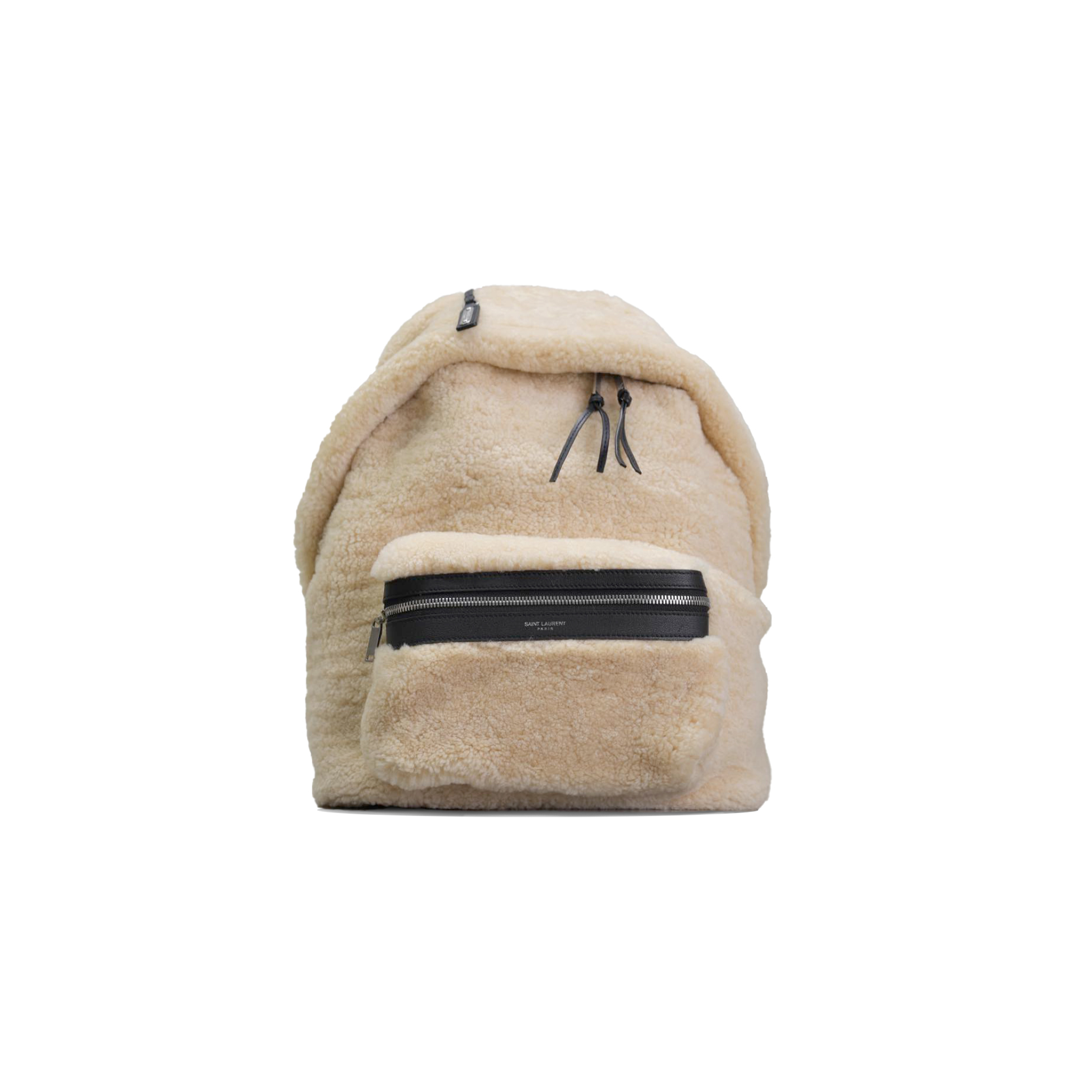 YSL CITY MINI BACKPACK SHEARLING LU84215440492 (26*35*16cm)